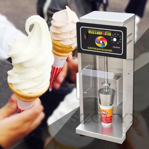 Frozen Yogurt Blender Ice Cream Blender 10000rpm Milkshake Maker Ice Cream Maker Stepless Adjust Blizzard Machine