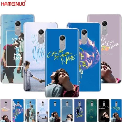 HAMEINUO Call Me by Your Name Cover phone Case for Xiaomi redmi 5 4 1 1s 2 3 3s pro PLUS redmi note 4 4X 4A 5A