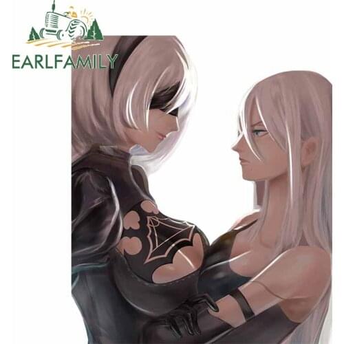 EARLFAMILY 13cm x 11cm for NieR Fine SUV Car Stickers Motorcycle Car Bumper Window Sticker Scratch-proof Trunk Truck Decal