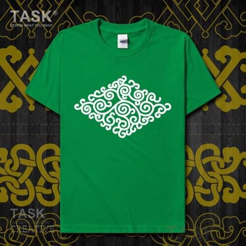 Characteristic national style t-shirt Chinese Ethnic Minorities Tibetan Nationality Short sleeve O-Neck Slim Men T-Shirt tops 01