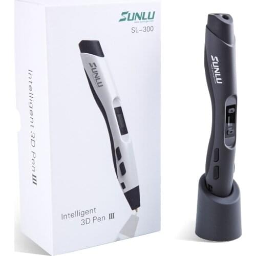 GOHIGH SL-300 LCD Display Screen 8 Levels of Digital Speed Control USBA--DC Power Interface Patented Nozzle 3D Printing Pens