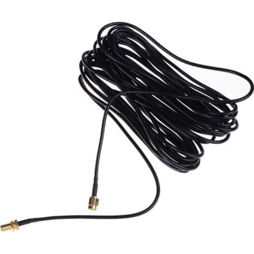 JETTING 6M Hot Selling Antenna RP-SMA Extension Cable WiFi Wi-Fi Router Black Color