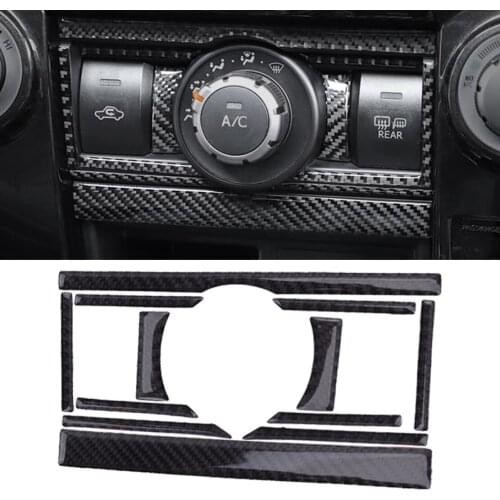 Front Console AC Switch Panel Cover Trim Bezel Fit for Toyota 4Runner 2010 2011 2012 2013 2014 2015 2016 2017 2018 2019 2020