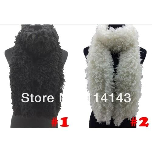 Fashion Soft Womens Fluffy Scarf Shawl Wrap L:170cm, Free Shipping