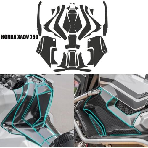 Kodaskin 2D Carbon XADV Fairing Emblem Sticker Decal Motorcycle Body Full Kits Decoration Sticker For Honda XADV 750 X ADV 750