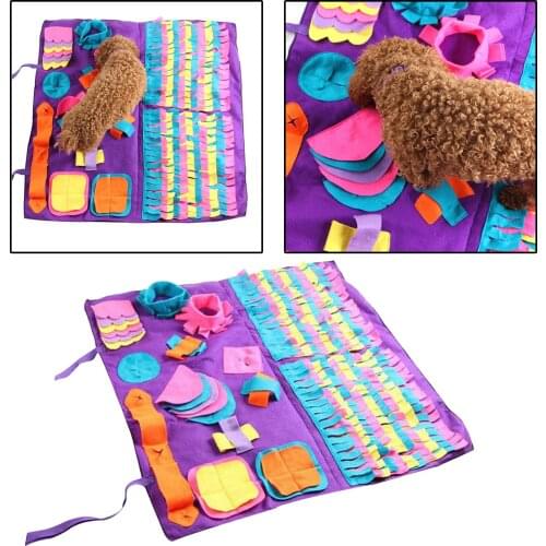 Washable Dog Puppy Snuffle Mat Cat Pet Puzzle Toy Sniffing Nose Training Pad