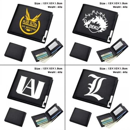 Men wallets My Hero Academia Midoriya Izuku cosplay wallet card holder coin pocket women coin purse gift