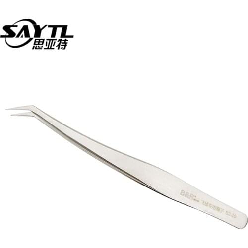 Curve tweezers Eyelash Tweezer 3D/6D Volume Eyelash Extension Best Quality Fan Lash Tweezer maintenance