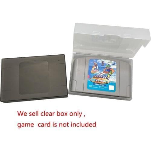 Plastic cover for N64 Game Cartridge card Cover Plastic protecive case storage box