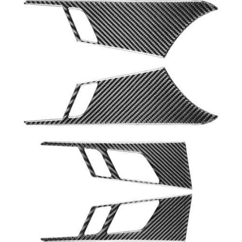 Fit For Audi A4/A5/B9 carbon fiber door panel frame decoration car control interior modification car accessories