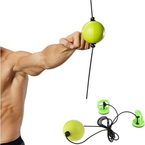 MMA Boxing Rebound Speed Ball Boxe Pouch Slim Rubber Globe With Hole Fitness Training Professional Double Pugilism Exercise Tool