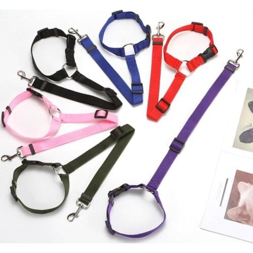 Universal Adjustable Nylon Dog Seat Belt Seatbelt Harness Leash Clip Pet Dog Car Vehicle Auto Belt Security Keep Dog Safe