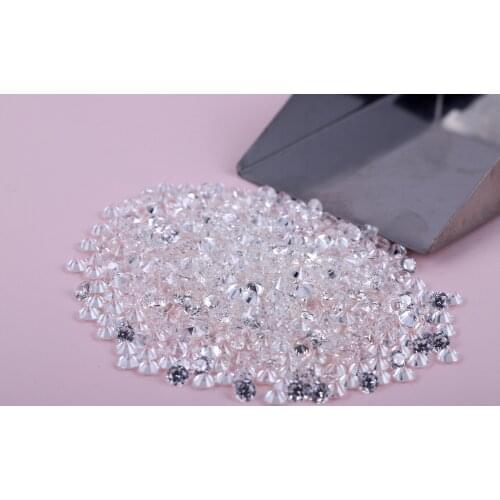 Zhanhao Loose Moissanite Beads 0.8~2.9mm D-L Color Round Brilliant Cut Stone Total 1ct Gems Stone Material For Jewelry
