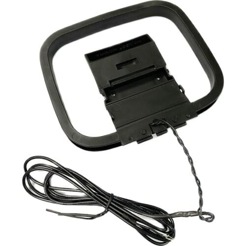 1PC AM Radio Loop Antenna Frame 1300 mm welded Tin Tail Connector Cable Wire Foldable Antenna Base Signal Receiving Line Aerial