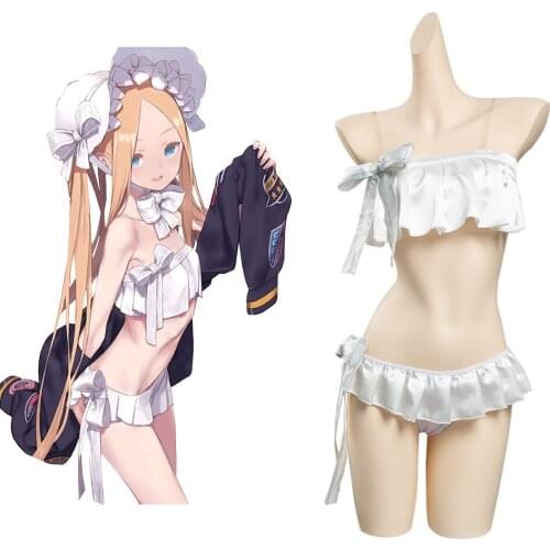 2020 Anime Fate/Grand Order FGO Abigail Williams Cosplay Costume Swimwear Outfits Halloween Carnival Suit bikini women clothing