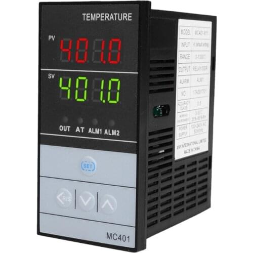 MC401 Digital PID Temperature Controller Relay/SSR Output 48mm*96mm 85-265VAC