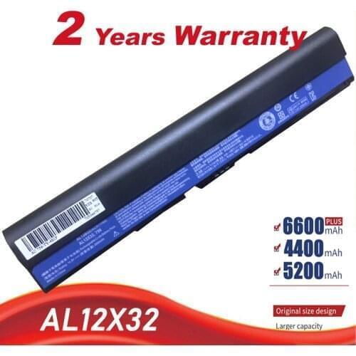 Battery for Acer Aspire One 756 V5-171 725 TravelMate B113 B113M B113-M C7 C710 AL12X32 AL12A31 AL12B31 AL12B32 4cell