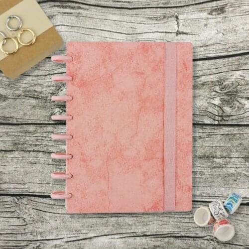 1set A5 Mushroom Hole Notebook Dot Grid To-Do List Inner Page Journal Diary Graffiti Stationery Store Office and School Supplies