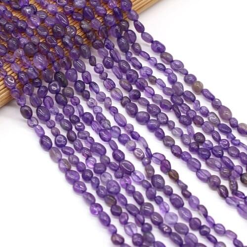 Natural Stone Bead Semi-precious stone Irregular Shaped Amethyst Loose Beaded For Jewelry Making DIY Bracelet Necklace Accessory