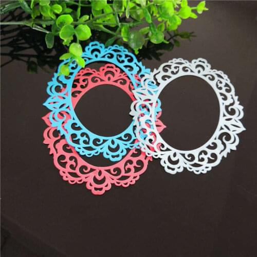 Flower circle Metal steel Die Cuts frames Cutting Dies For DIY Scrapbooking Photo Album Embossing paper Cards Crafts