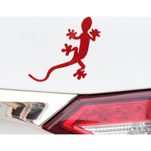 Gecko Car Reflective Sticker Bumper Car Sticker For VW Volkswagen Golf Polo Passat Tiguan Jetta Touran T-Roc Scirocco