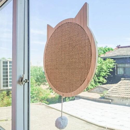 Cat Scratching Pad With Suction Cups Sisal Cat Scratcher On Window Floor Or Desk Wall Mount Cats Kitten Scratching Board