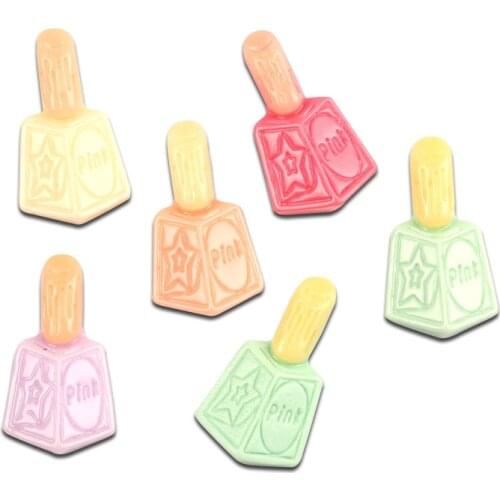 LF 30Pcs 27x15mm Mixed Bottle Resin Cabochon Flatback Decoration Crafts Embellishments For Scrapbooking Diy Accessories