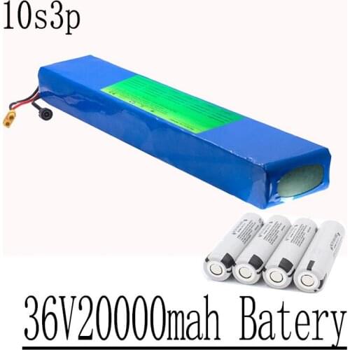 18650 Lithium Ion Power Battery For Electric Bicycle High Capacity 36V20Ah 10S3P 250W-500W42V Equipped With 15A BMS