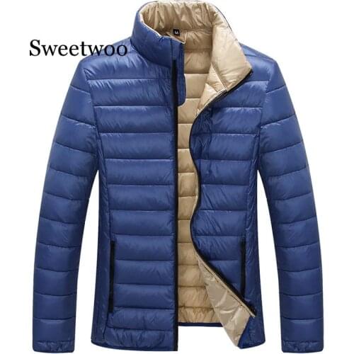 2020 New Fashion Casual Ultralight Mens Jackets Autumn & Winter Coat Men Jacket Men Overcoats