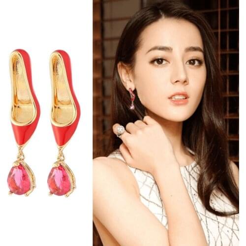 New fashion Personality heels Silver needle earrings for women Water droplets without holes Ear clip Yiwu Jewelry