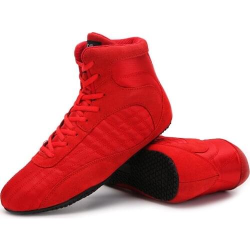 Professional Weightlifting Shoes for Man and Women Squat Training Leather Anti Slip Resistant Weight lifting Shoes Size 45