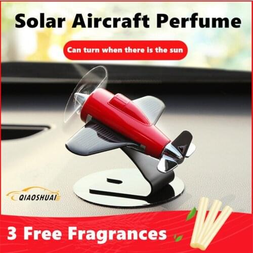 Solar Aircraft Model Decoration Creative Car Simulation Aircraft Alloy Decoration Car Interior Decoration