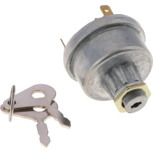 Ignition Switch With Key Gas Generator Starter Ignition Lock With Keys for Car Tractor Plant Applications Universal
