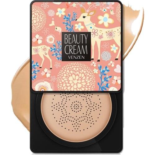Popular CC Cream Foundation Mushroom Cushion Beauty Cream Natural Concealer Foundation Liquid BB Cream