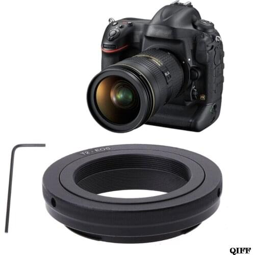 Drop Ship&Wholesale Mount Adapter Ring For T2 Mirror Telephoto Lens Telescope to Canon Camera APR29