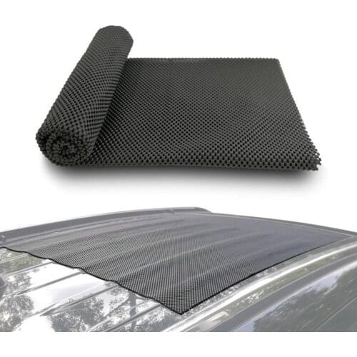 PVC Storge Cargo Bags Car Roof Protection Pad Cuttable Scratch Resistant Travel Universal Fit Portable Black Anti Slip Thickened