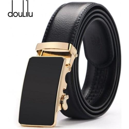 Mens Business Waist Belt Designer Genuine Leather Strap Automatic Buckle Belts For Men Top Quality Luxury Brand Jeans Girdle