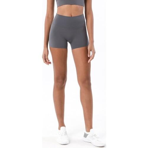 TRY TO BN Womens Pants Cycling Shorts High Waist Elastic Yoga Pants Breathable No Awkward Lines Female Fitness Workout Leggings