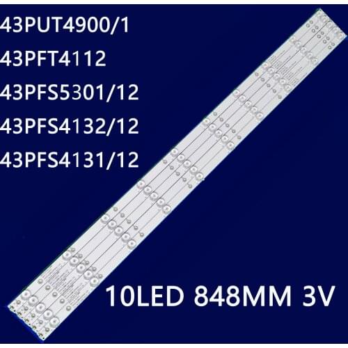 LED backlight bar for AOC 43Inch Haier 43CH6000 original light strip LB-PF3528-GJD2P5C435X10-B screen TPT430H3