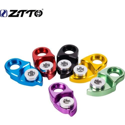 ZTTO Extended Tail Bicycle Derailleur MTB Road Bike CNC Bicycle Rear Hanger Derailleur for Wide Ratio Cassette Colorful Roadlink