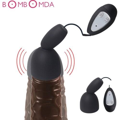 Penis Vibrators Cock Glans Trainer Delay Ejaculation Ring Lasting Trainer Sleeve Male Masturbator Adult Products Sex Toy For Men