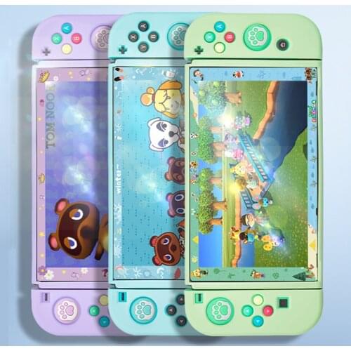 Tempered Glass Film Glass 9H Cover Guard For Nintendo Switch Mini Full Touch Screen Protector Case Film 0.2mm