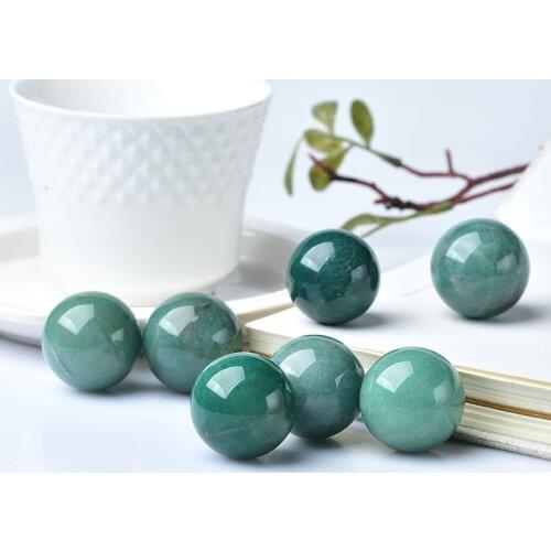 100% Natural Crystal Aventurine Sphere Gem Mineral Healing Reiki Meditation Feng Shui Divination Orb Home Decoration Crafts