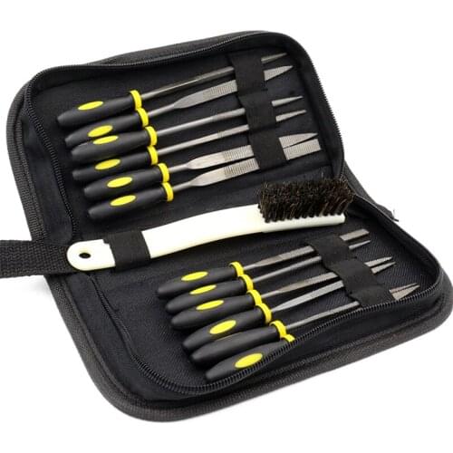 13Pcs Needle File Set For Jeweler Wood Carving Craft Metal Glass Stone
