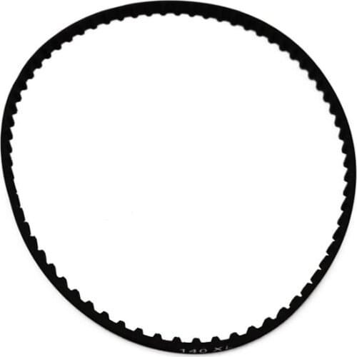 140XL025 70 Teeth 6mm Width Black Rubber Cogged Timing Belt for pfaff 93-040121-05