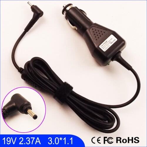 19V 2.37A Laptop Car DC Adapter Charger For Acer TravelMate X3 X349-G2 X349-M / B117-M B117-MP,Aspire V3-372,V3-372T