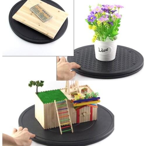 30cm / 11.81inch Turntable Stand Ball Bearings Lazy Susan 360 Rotating Swivel Tray For Home TV, Office Monitor, Display Tool