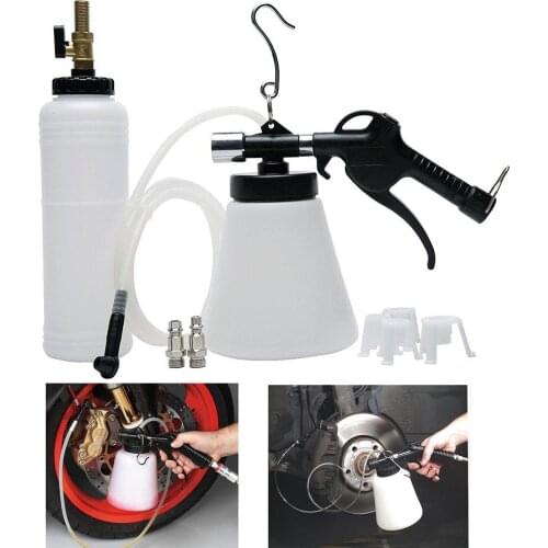 50% HOT SALES!!! Pneumatic Brake Fluid1 Bleeder Kit Car Air Extractor Clutch Oil Bleeding Tool