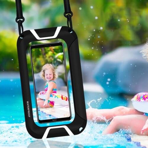 7 Inch Swimming Bag Waterproof Phone Pouch Cell Phone Case For Swimming Pool River Trekking Rafting Diving Surfing Beach Use