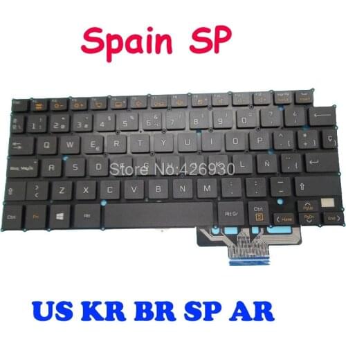 BR US Keyboard For LG 14Z950-A 14Z950-G 14Z950-L 14Z950-M 14Z950-P LG14Z95 AR Arabia KR Korea SP Spain US English BraZil